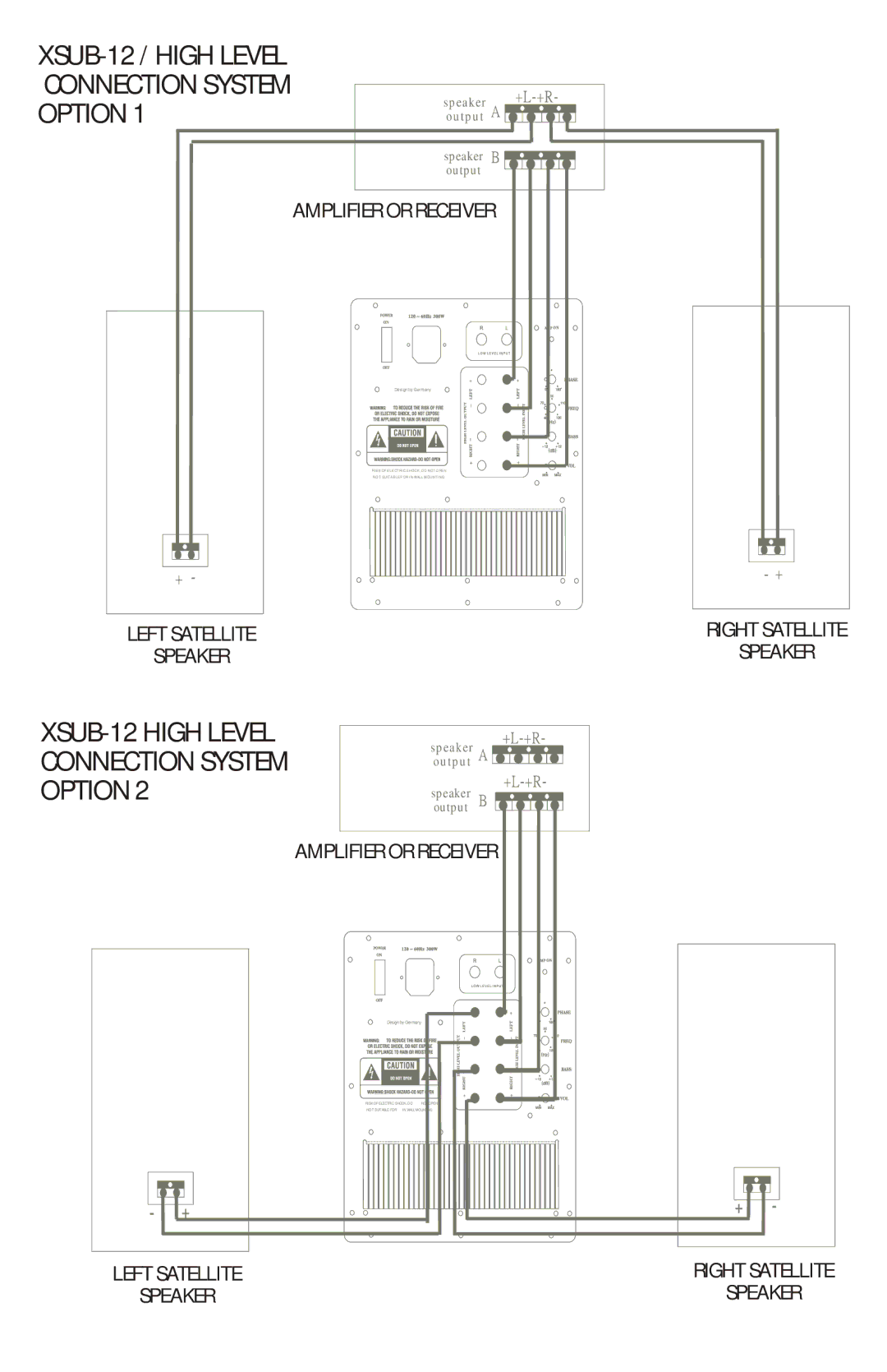 Cadence XLNS-12 manual XSUB-12 High Level Connection System Option 