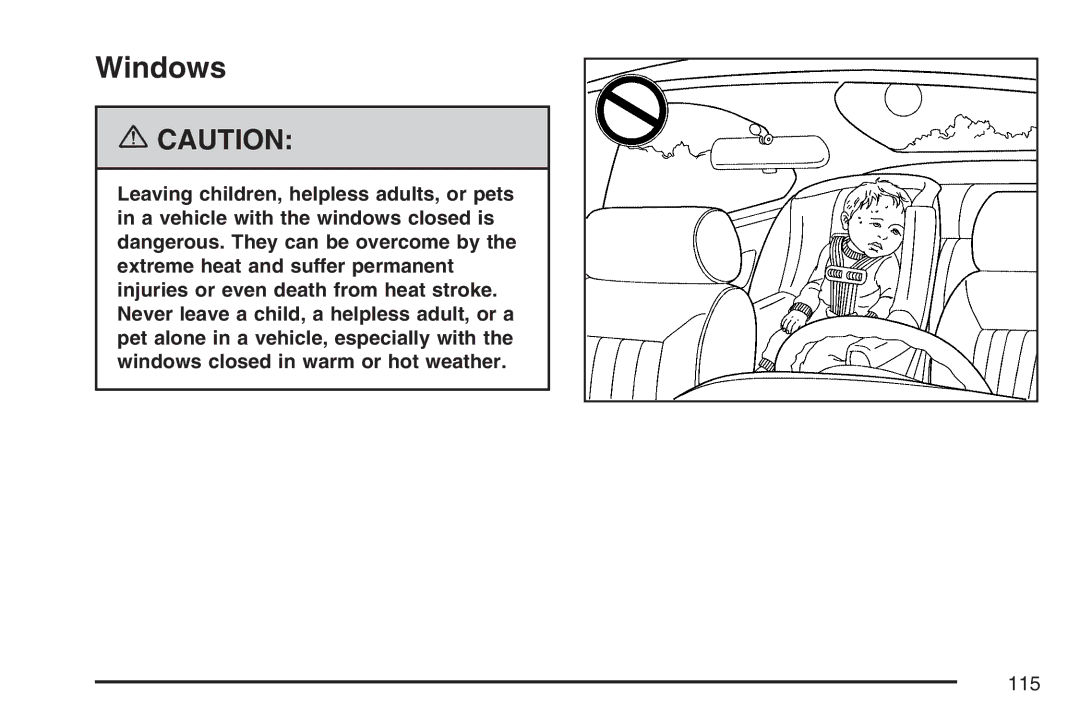 Cadillac 2007 owner manual Windows 