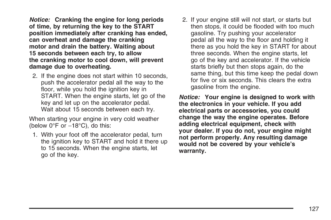 Cadillac 2007 owner manual 