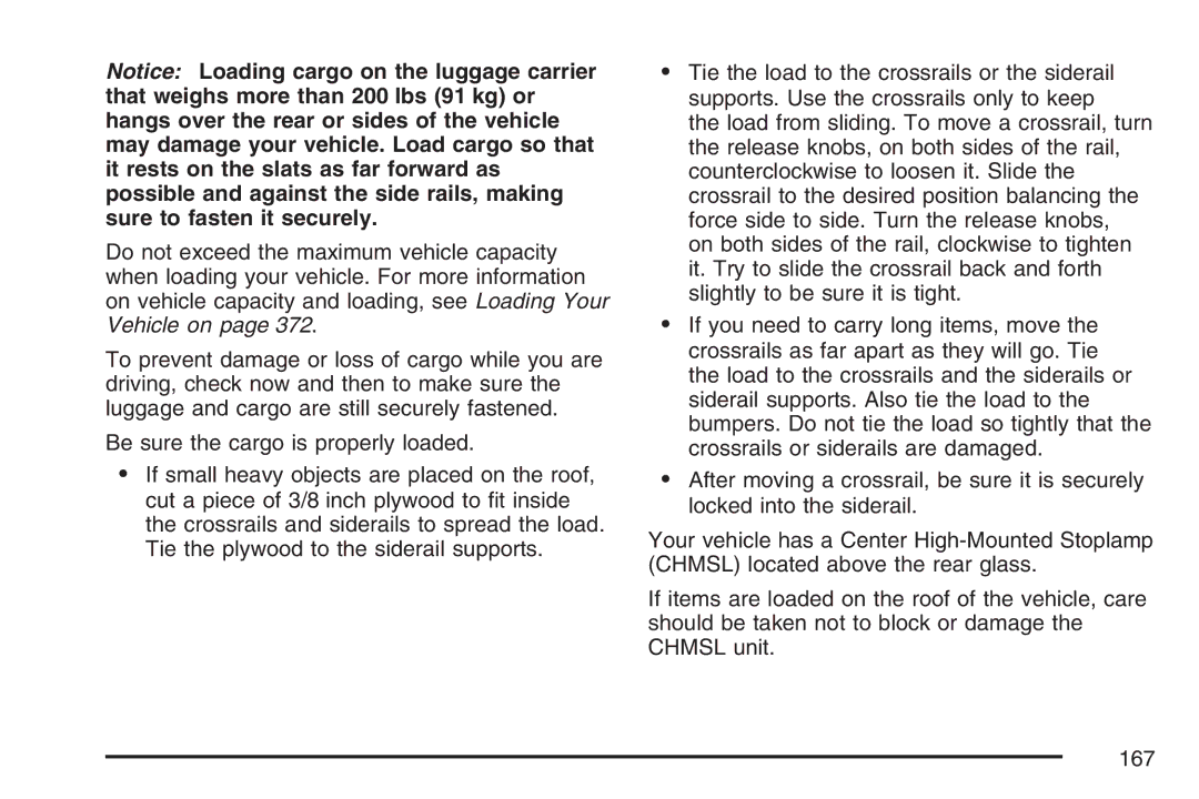 Cadillac 2007 owner manual 