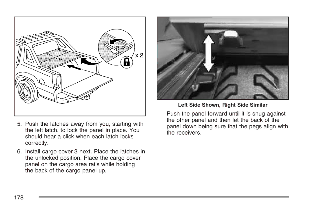 Cadillac 2007 owner manual Left Side Shown, Right Side Similar 