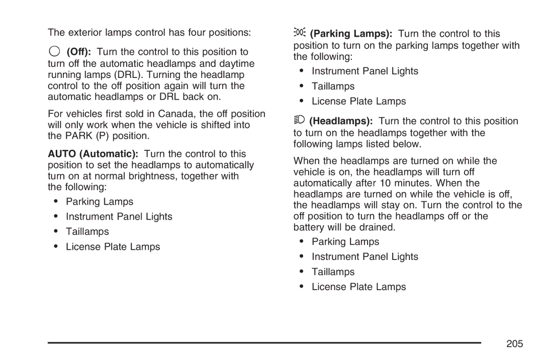 Cadillac 2007 owner manual 