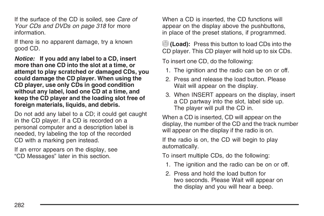 Cadillac 2007 owner manual 