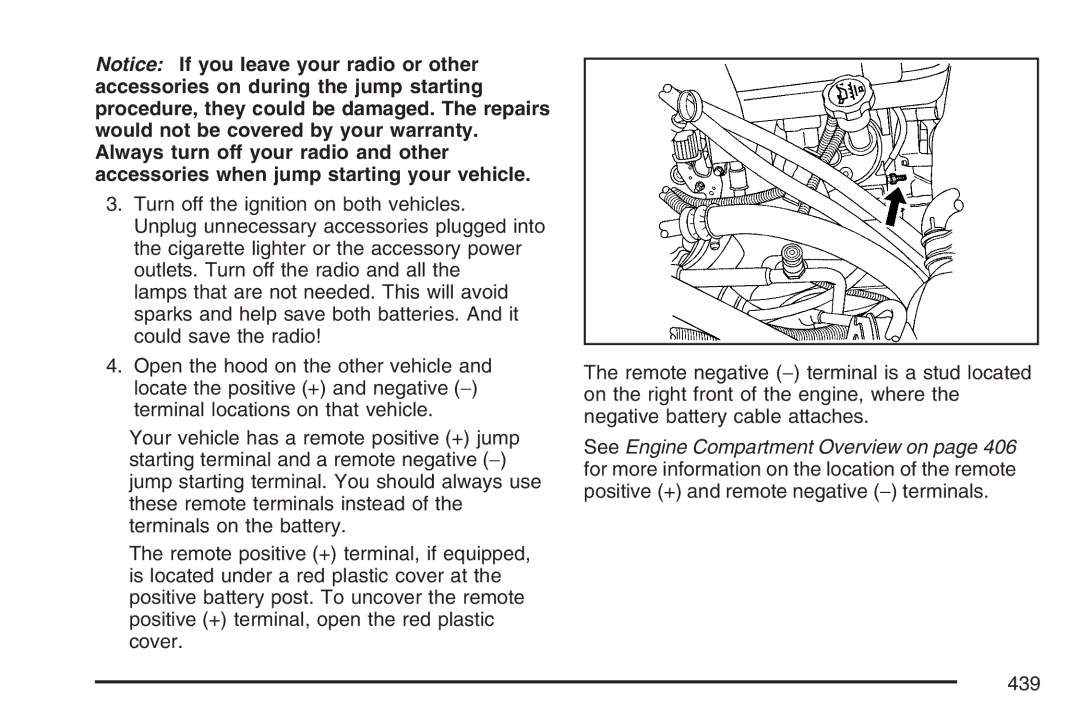 Cadillac 2007 owner manual 439 