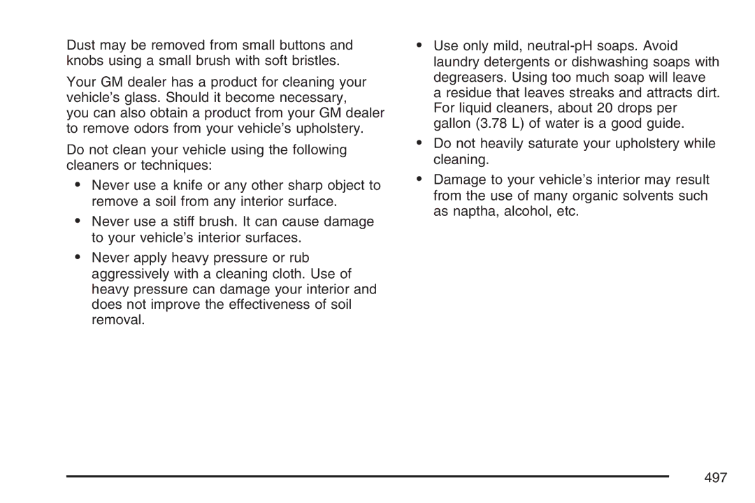 Cadillac 2007 owner manual 