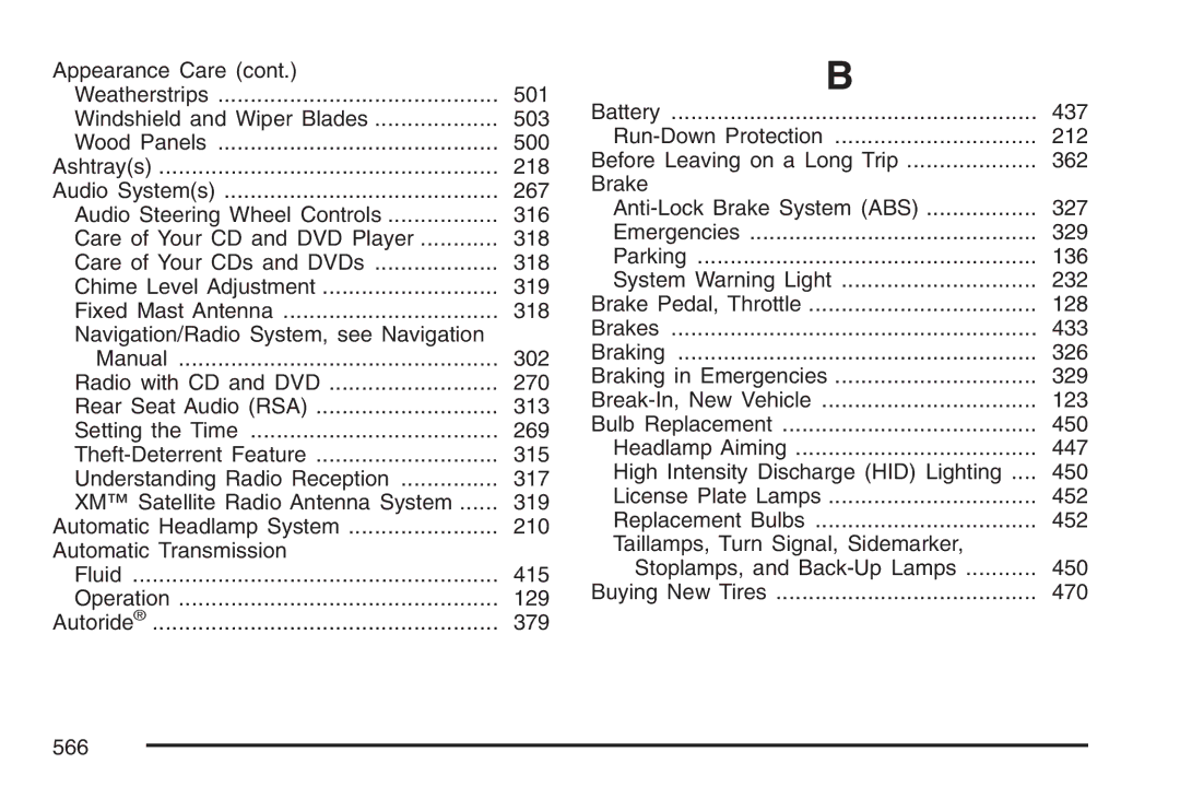 Cadillac 2007 owner manual 