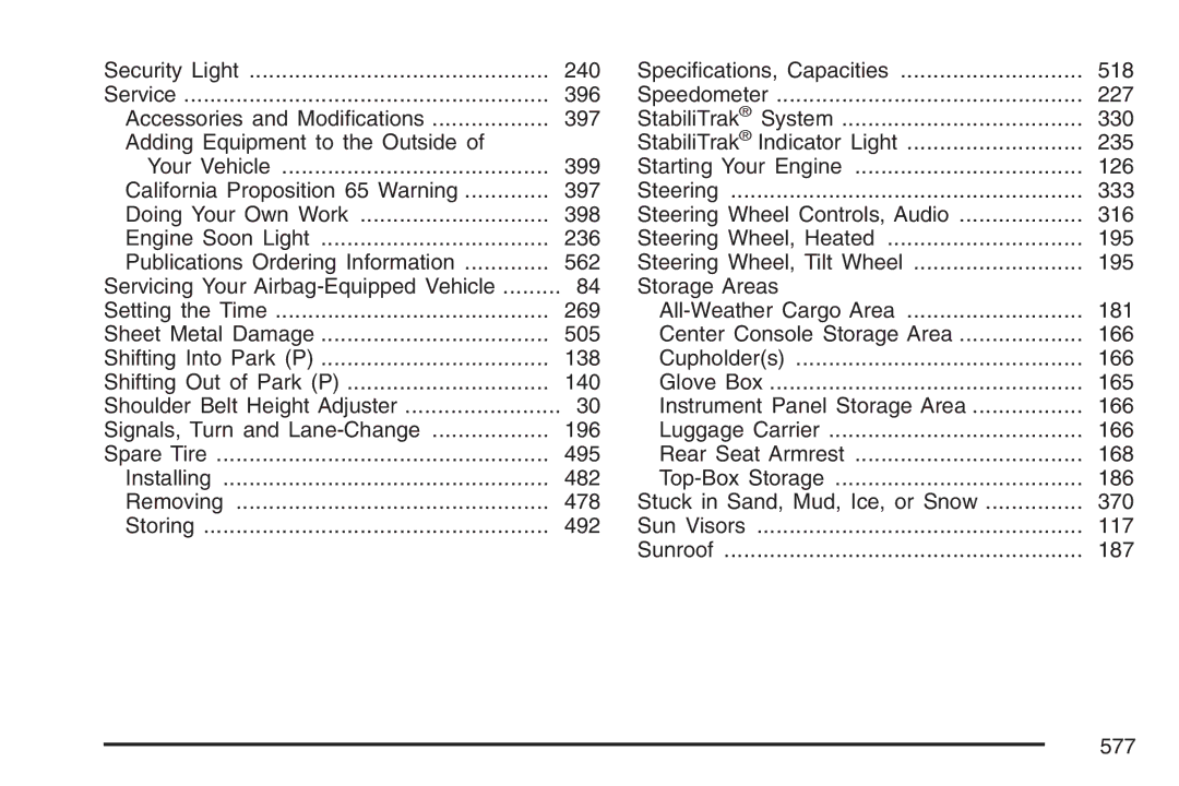 Cadillac 2007 owner manual 