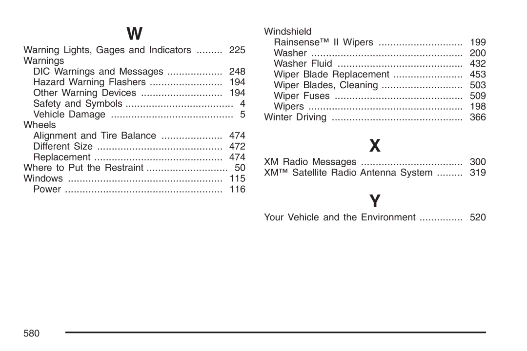 Cadillac 2007 owner manual Safety and Symbols 