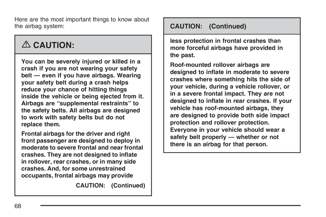 Cadillac 2007 owner manual 