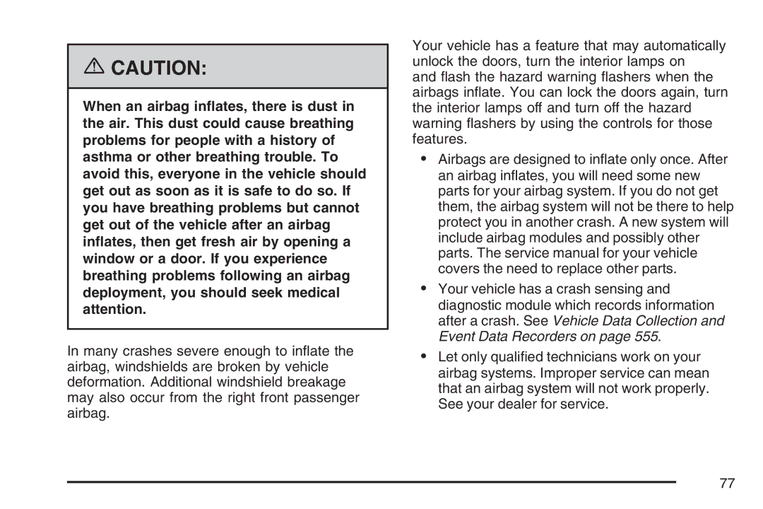 Cadillac 2007 owner manual 