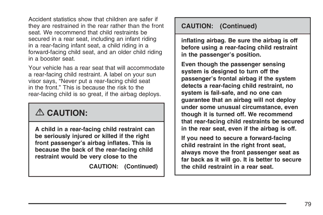 Cadillac 2007 owner manual 