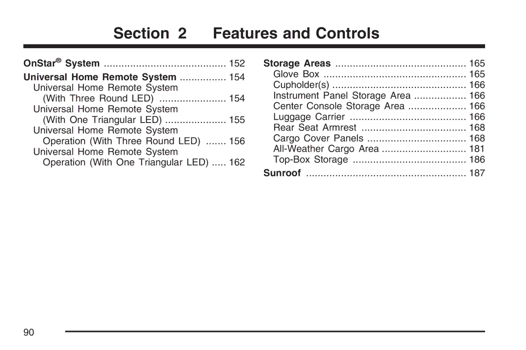 Cadillac 2007 owner manual Section Features and Controls 