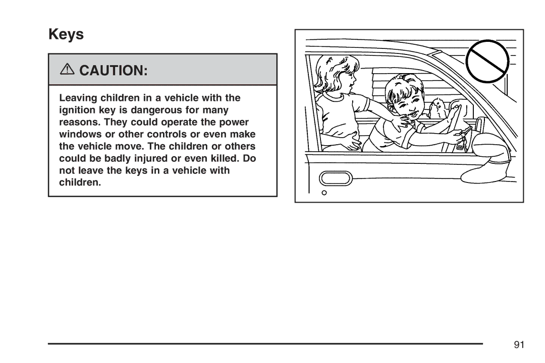 Cadillac 2007 owner manual Keys 