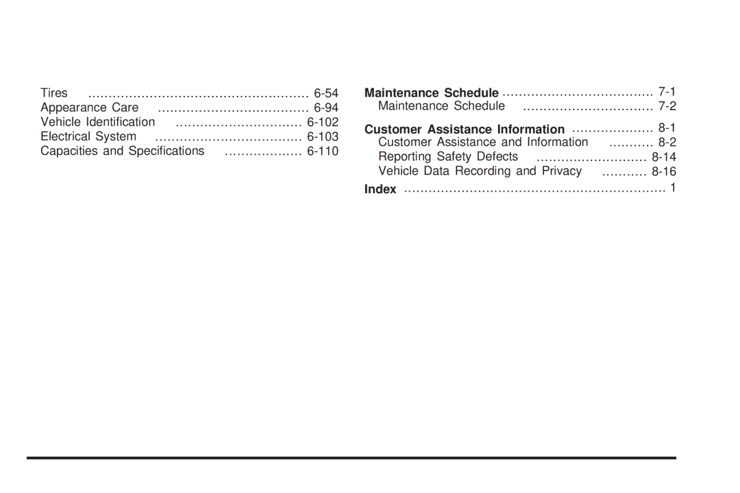 Cadillac 2009 owner manual Customer Assistance Information 