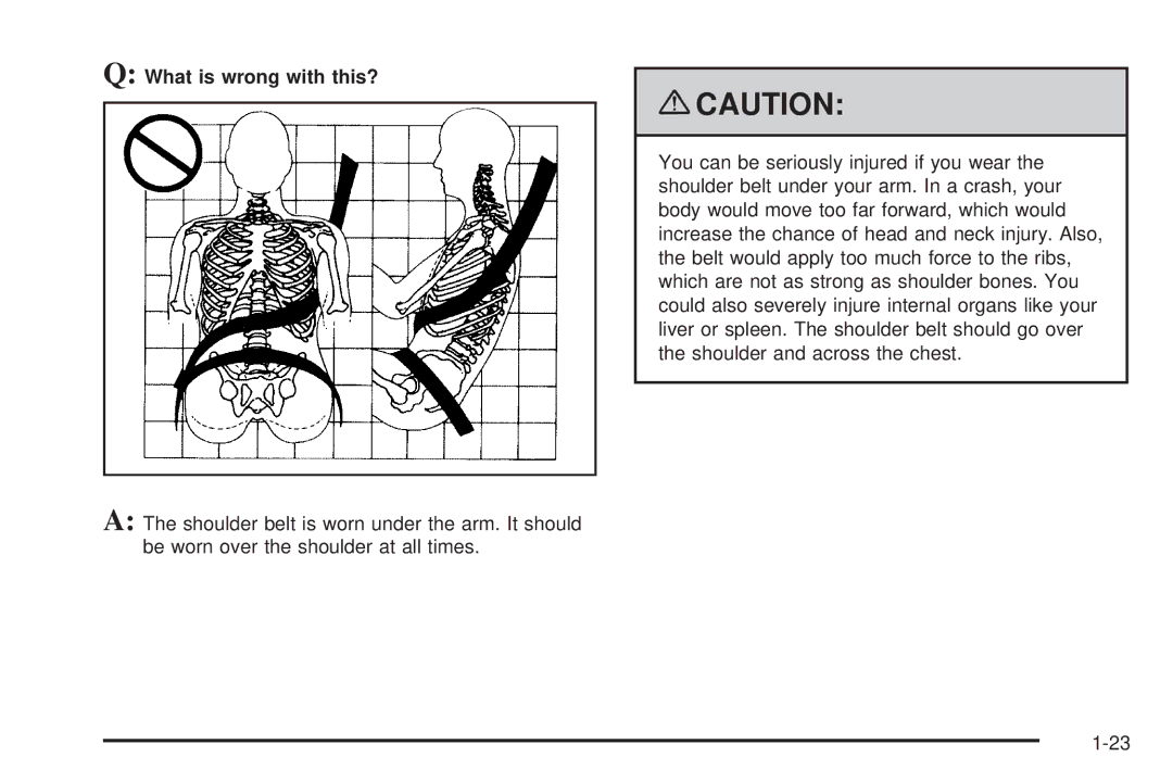 Cadillac 2009 owner manual What is wrong with this? 