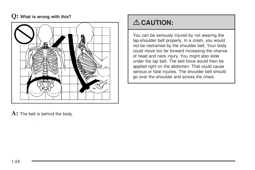 Cadillac 2009 owner manual What is wrong with this? 