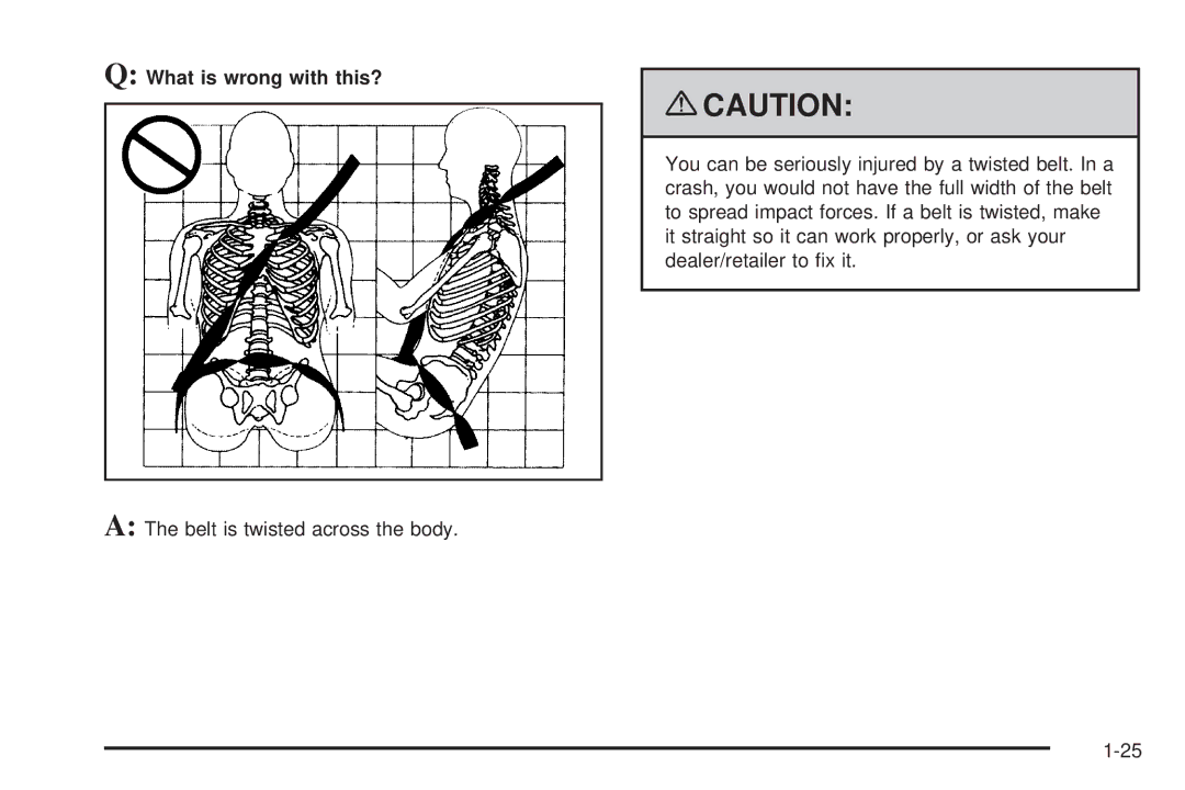 Cadillac 2009 owner manual What is wrong with this? 