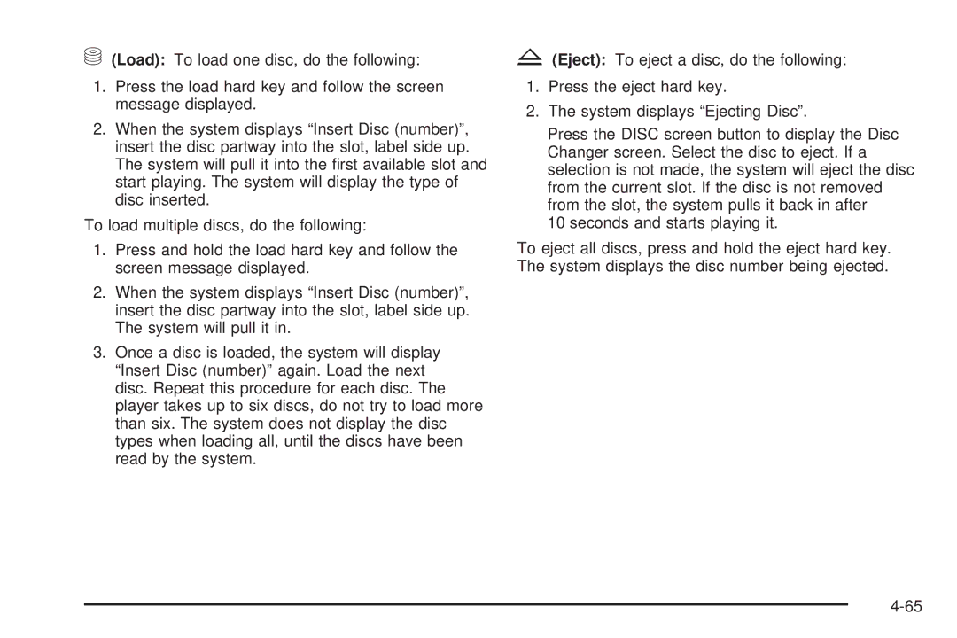 Cadillac 2009 owner manual 