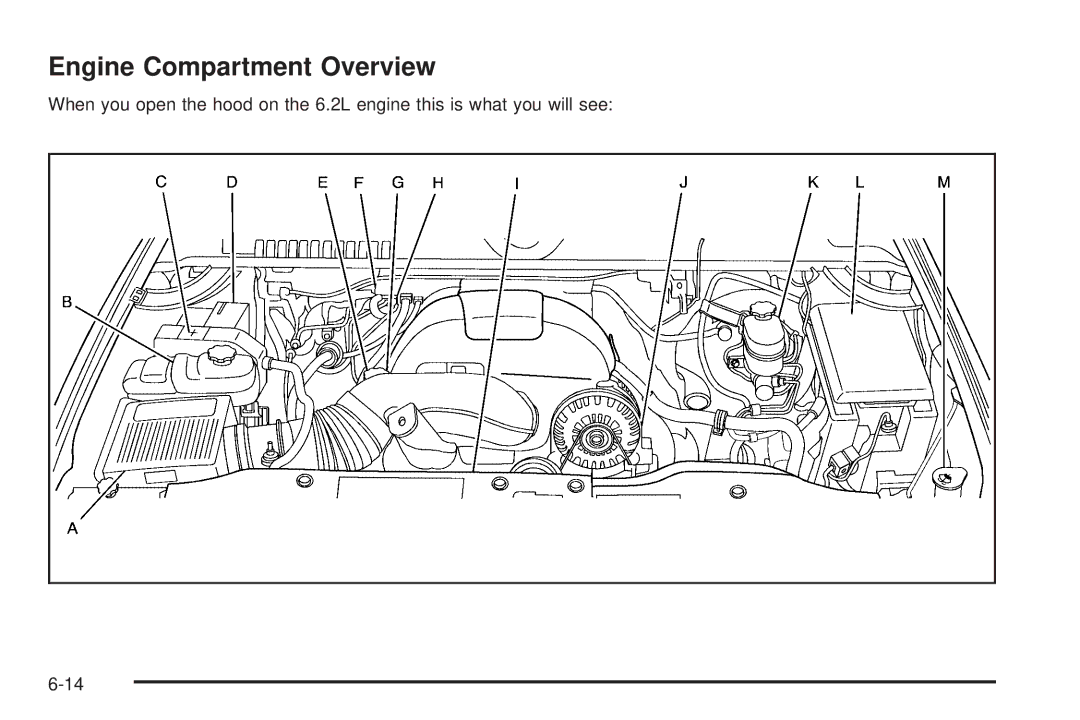 Cadillac 2009 owner manual Engine Compartment Overview 