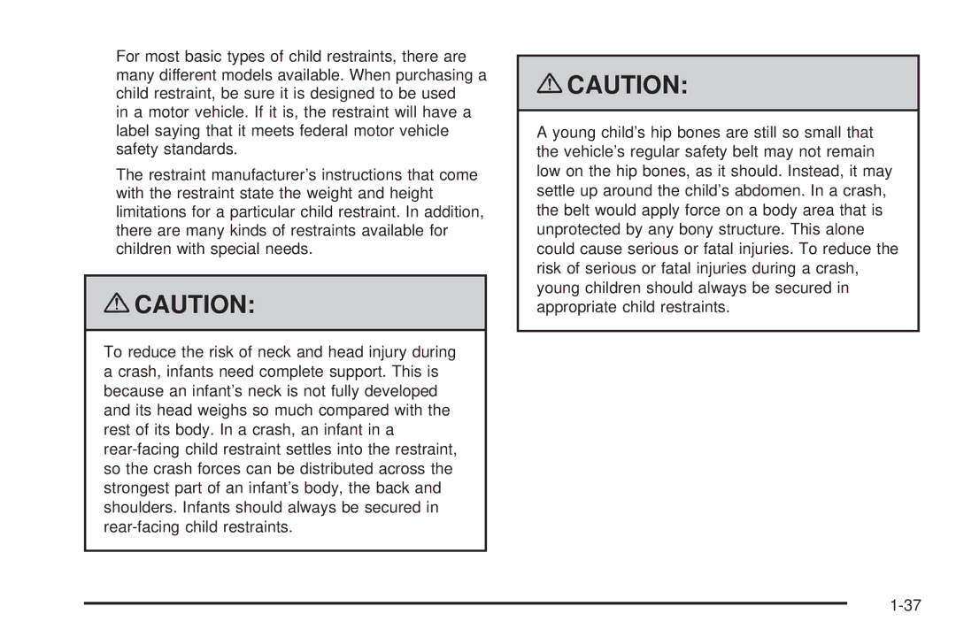 Cadillac 2009 owner manual 