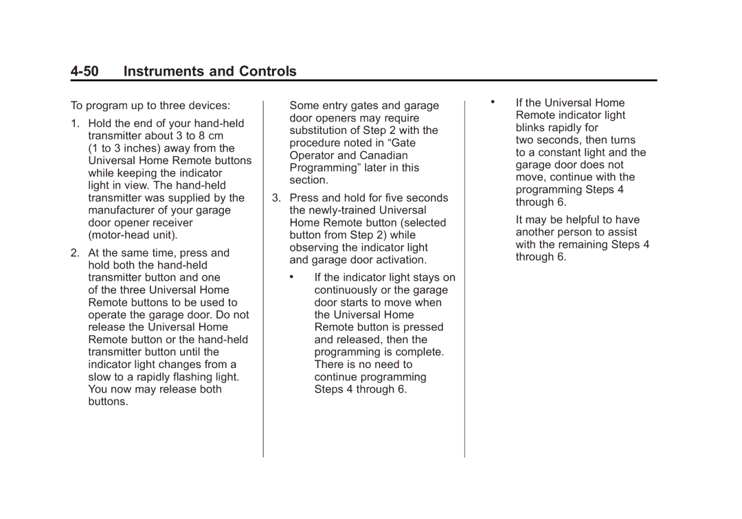 Cadillac 2010 owner manual With the remaining Steps 