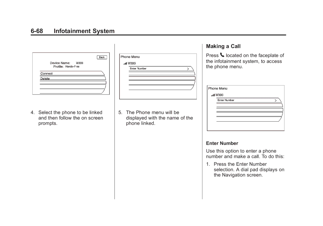 Cadillac 2010 owner manual Making a Call, Enter Number 