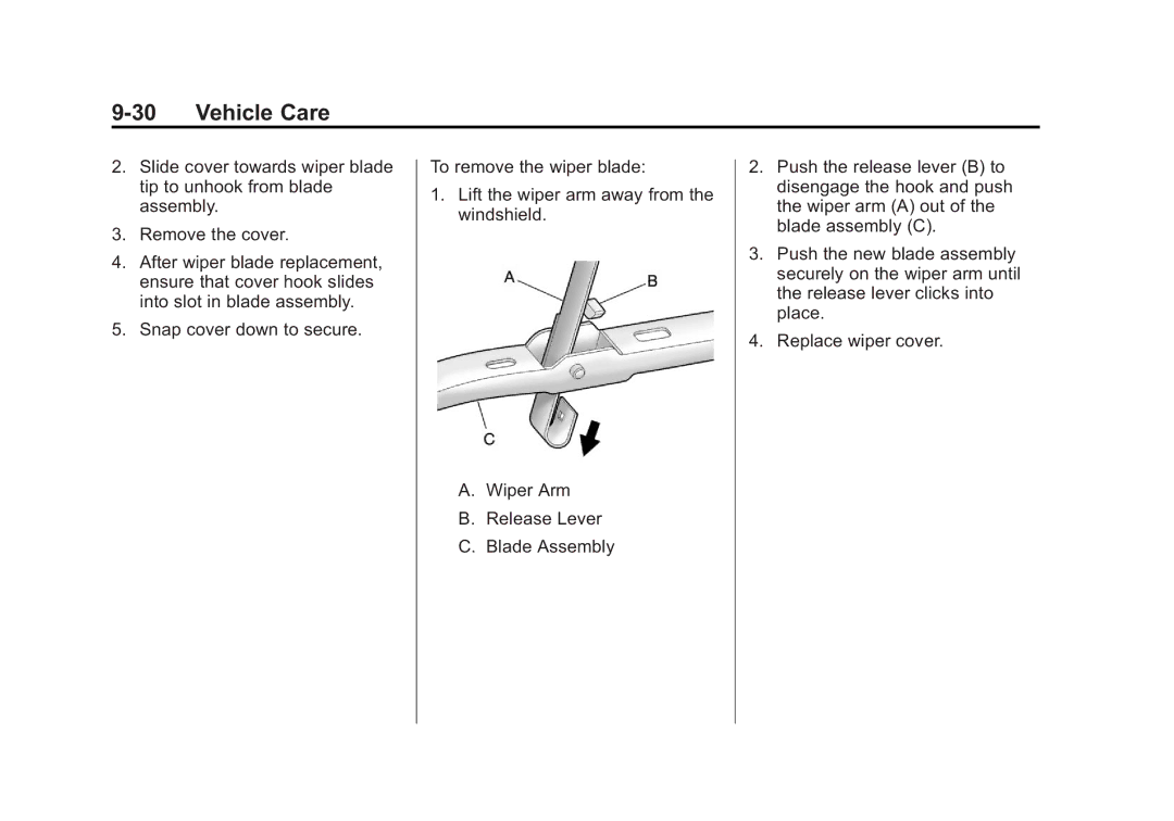 Cadillac 2010 owner manual Vehicle Care 