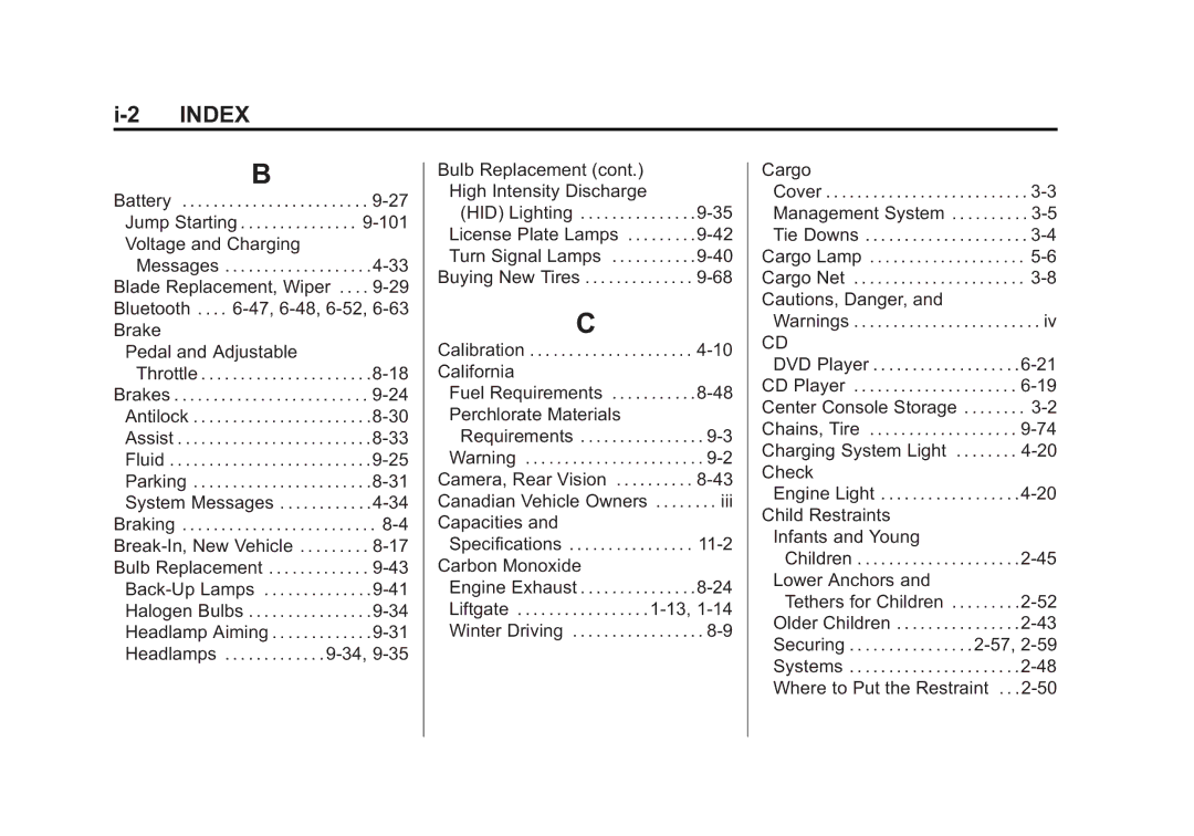 Cadillac 2010 owner manual Antilock 