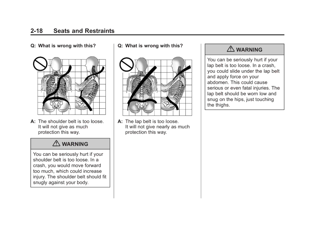 Cadillac 2010 owner manual What is wrong with this? 