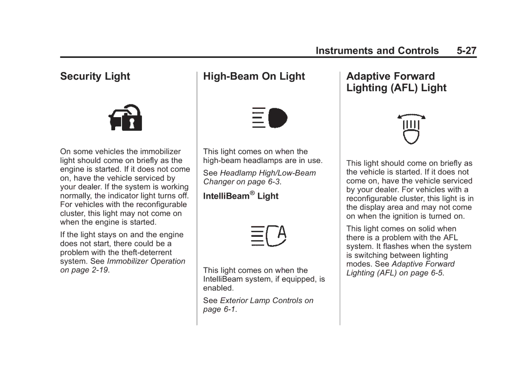 Cadillac 2015 - CRC manual IntelliBeam Light 