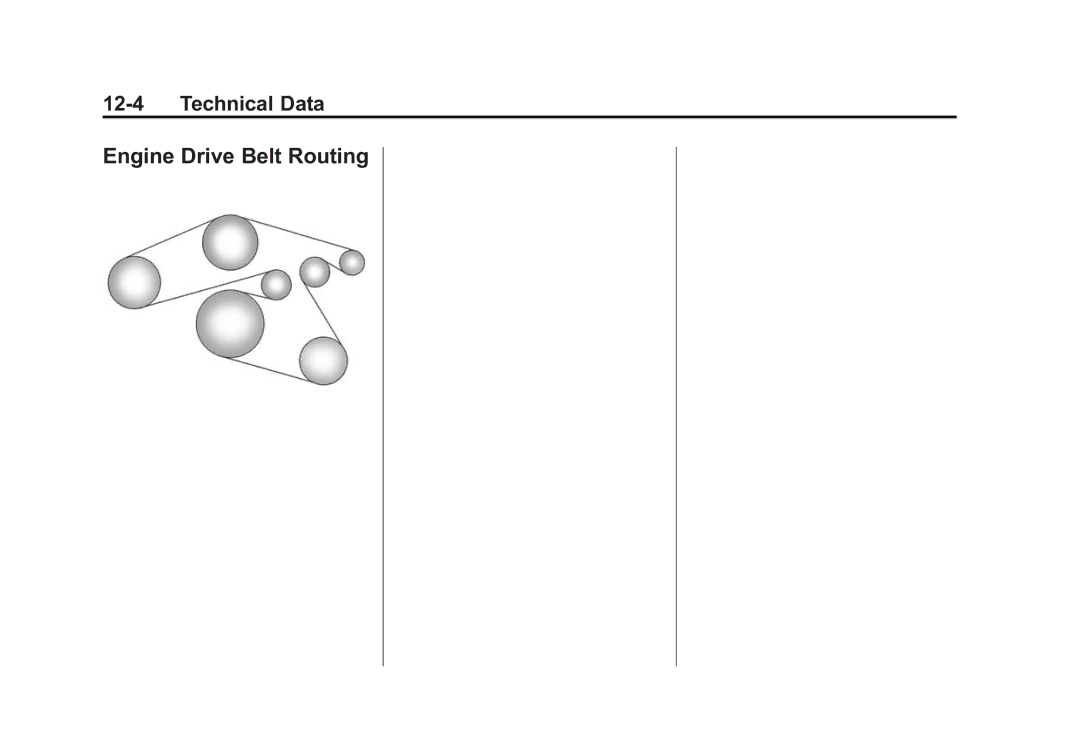 Cadillac 2015 - CRC manual Engine Drive Belt Routing 