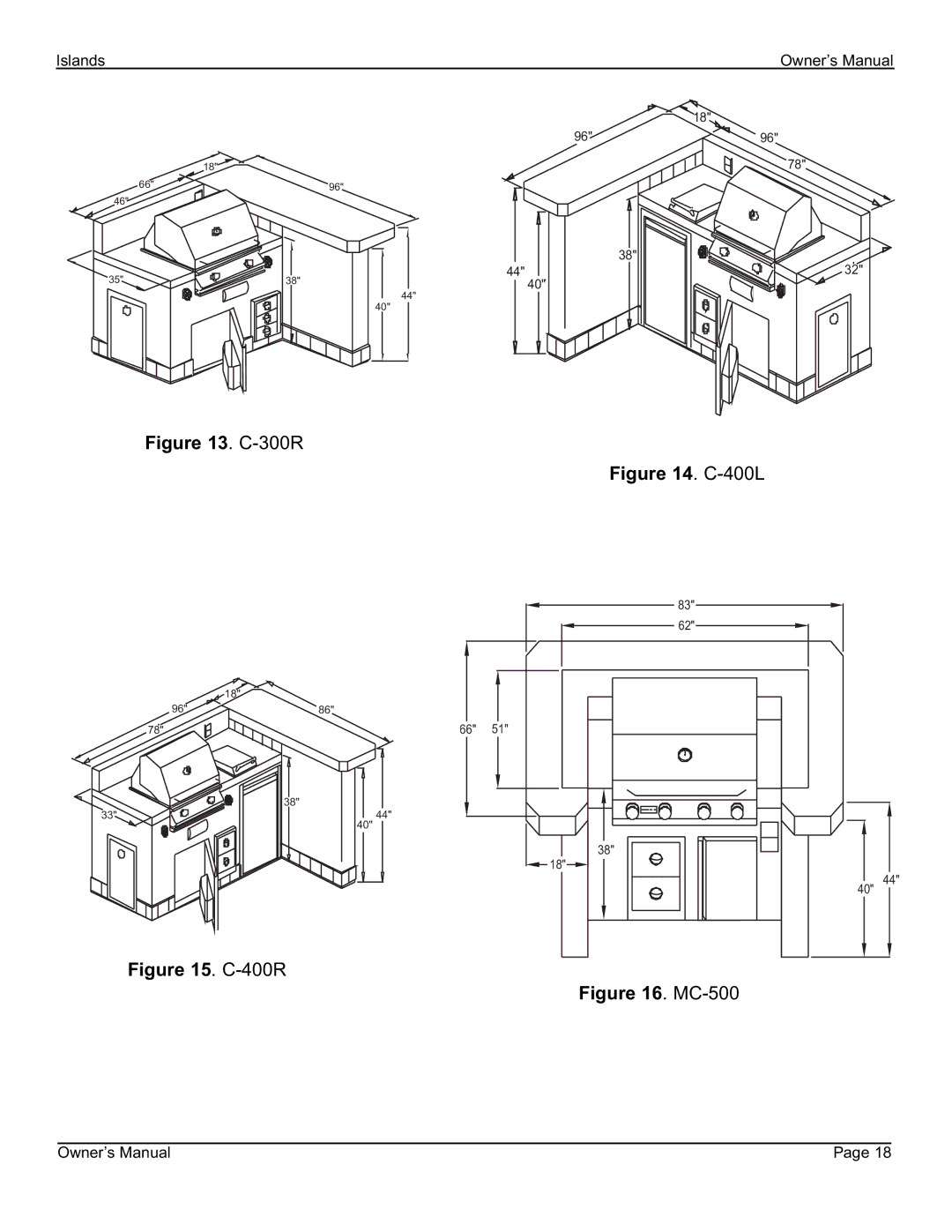 Cal Flame 3000 owner manual 300R 