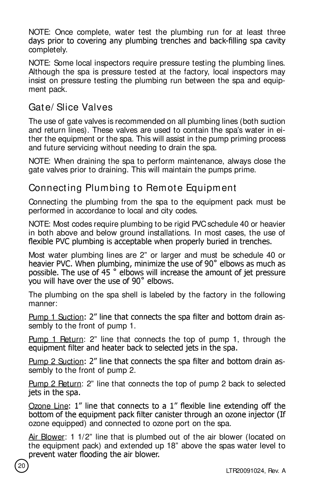 Cal Flame A515, A734B, A734L, A534, A726B, A726L, A526 manual Gate/Slice Valves, Connecting Plumbing to Remote Equipment 