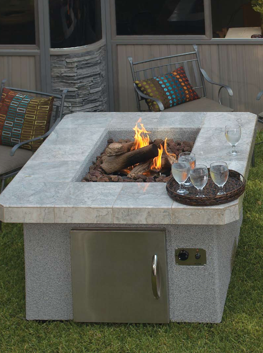 Cal Flame Outdoor Woodburning Fireplace manual 