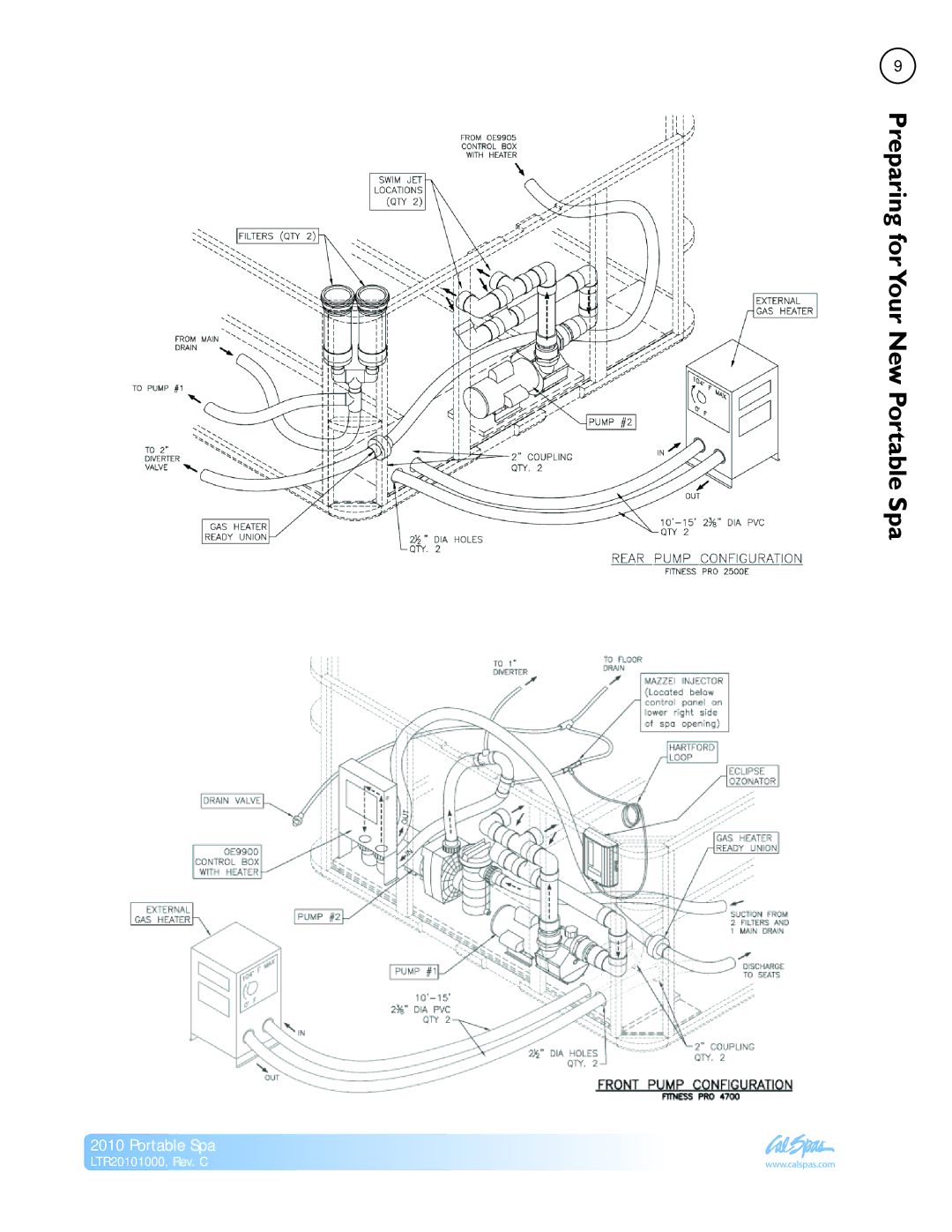 Cal Spas LTR20101000 manual Your New Portable Spa 