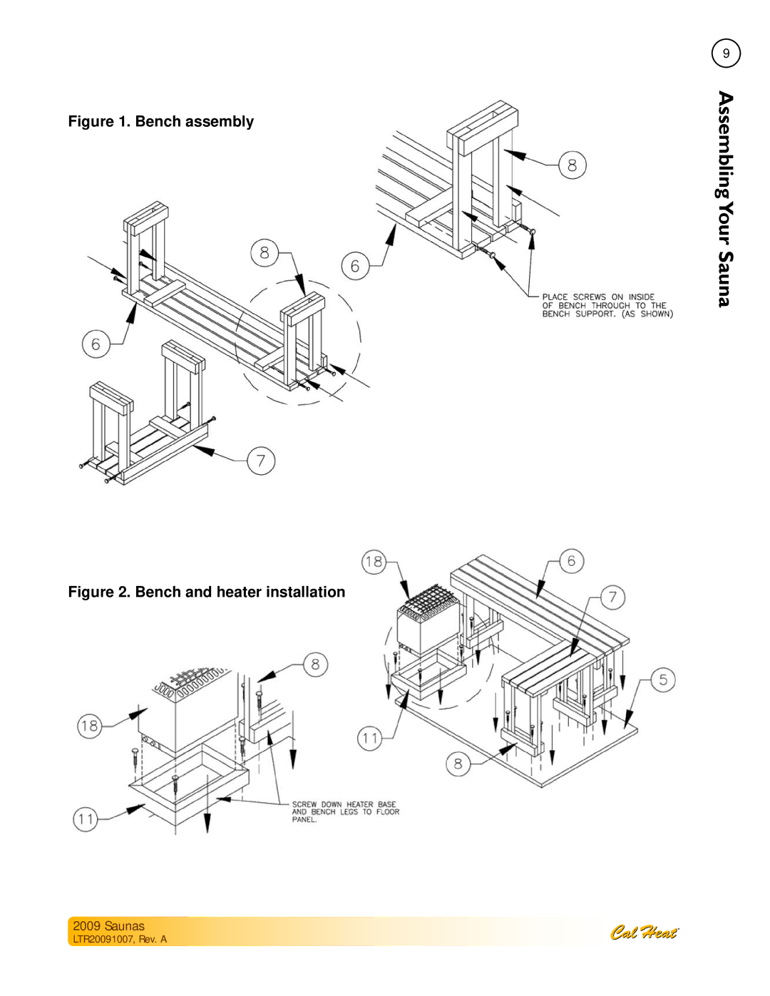 Cal Spas Saunas manual 