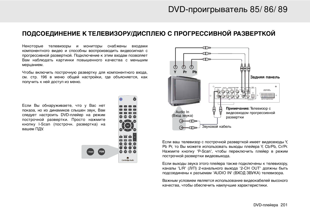 Cambridge Audio 80 Series manual Pr Pb 