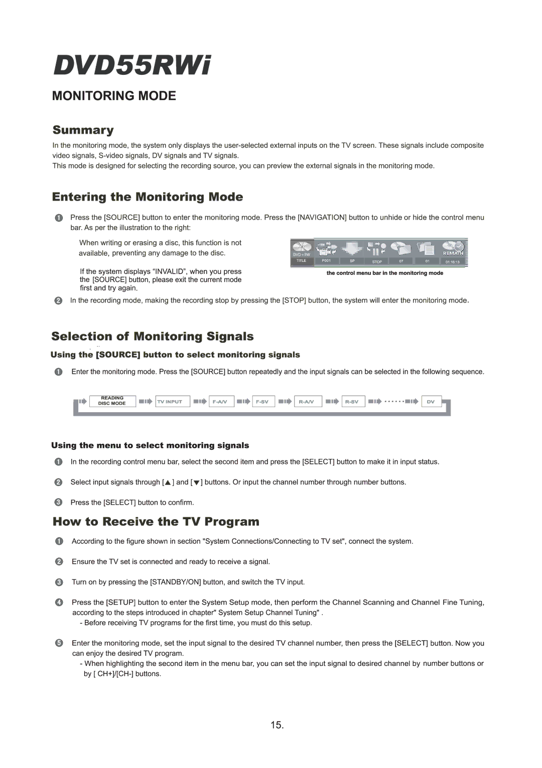 Cambridge Audio DVD55RWi owner manual 