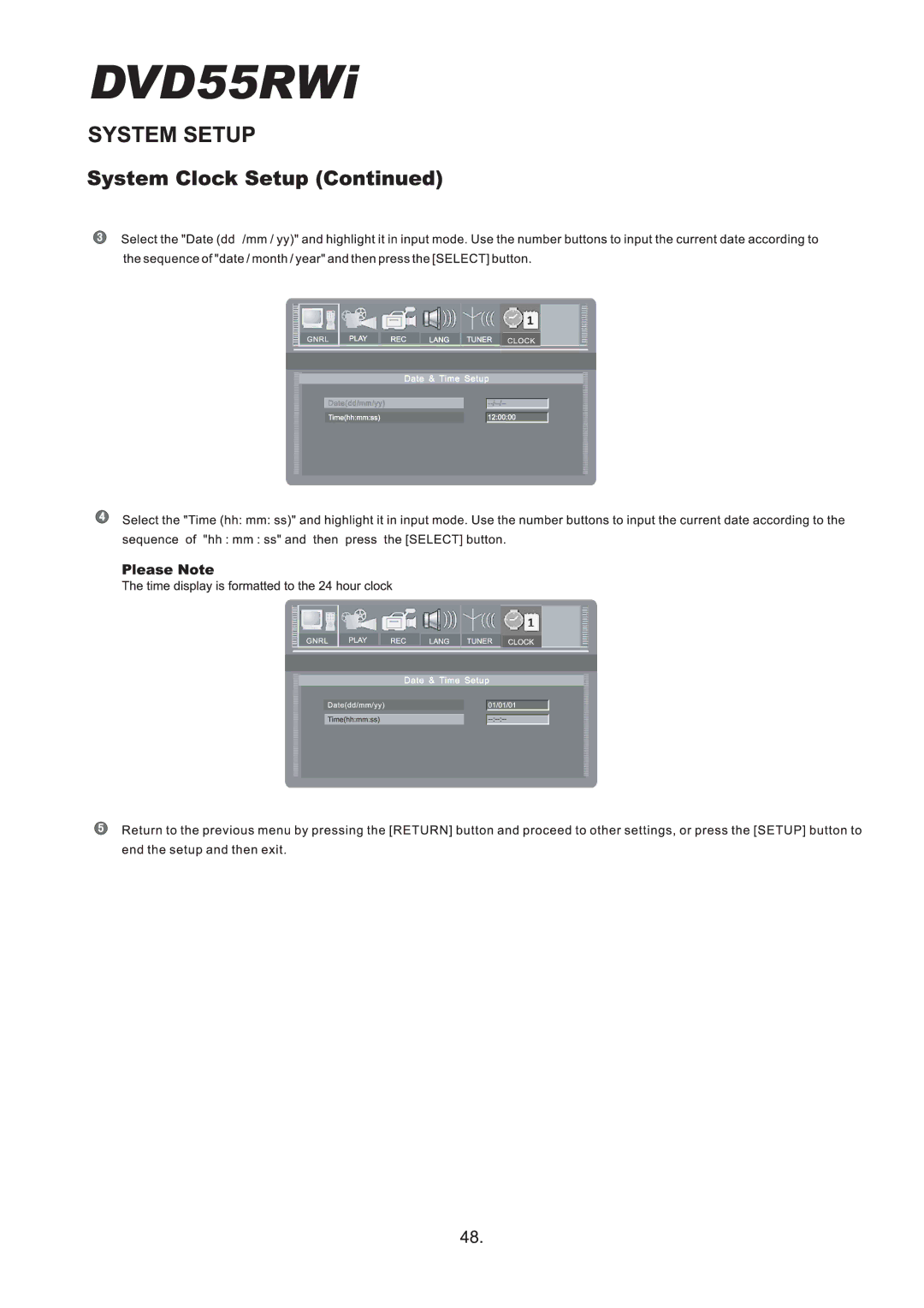 Cambridge Audio DVD55RWi owner manual 