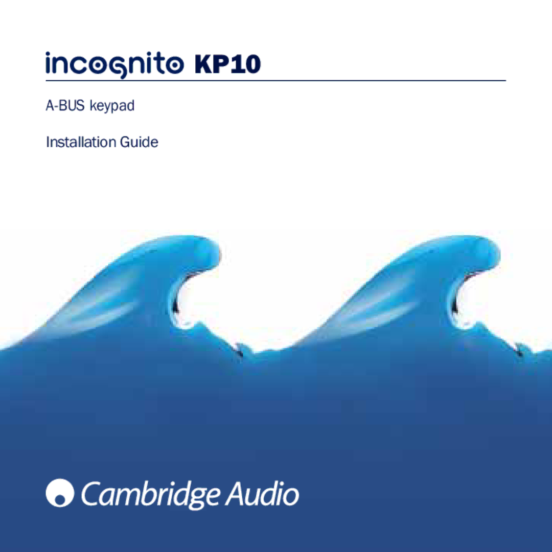 Cambridge Audio KP10 manual 