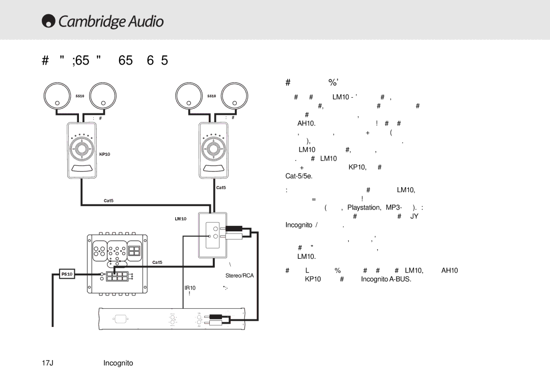 Cambridge Audio Multi-room speaker system manual Продвинутые Варианты Системы, Подключения местных источников 