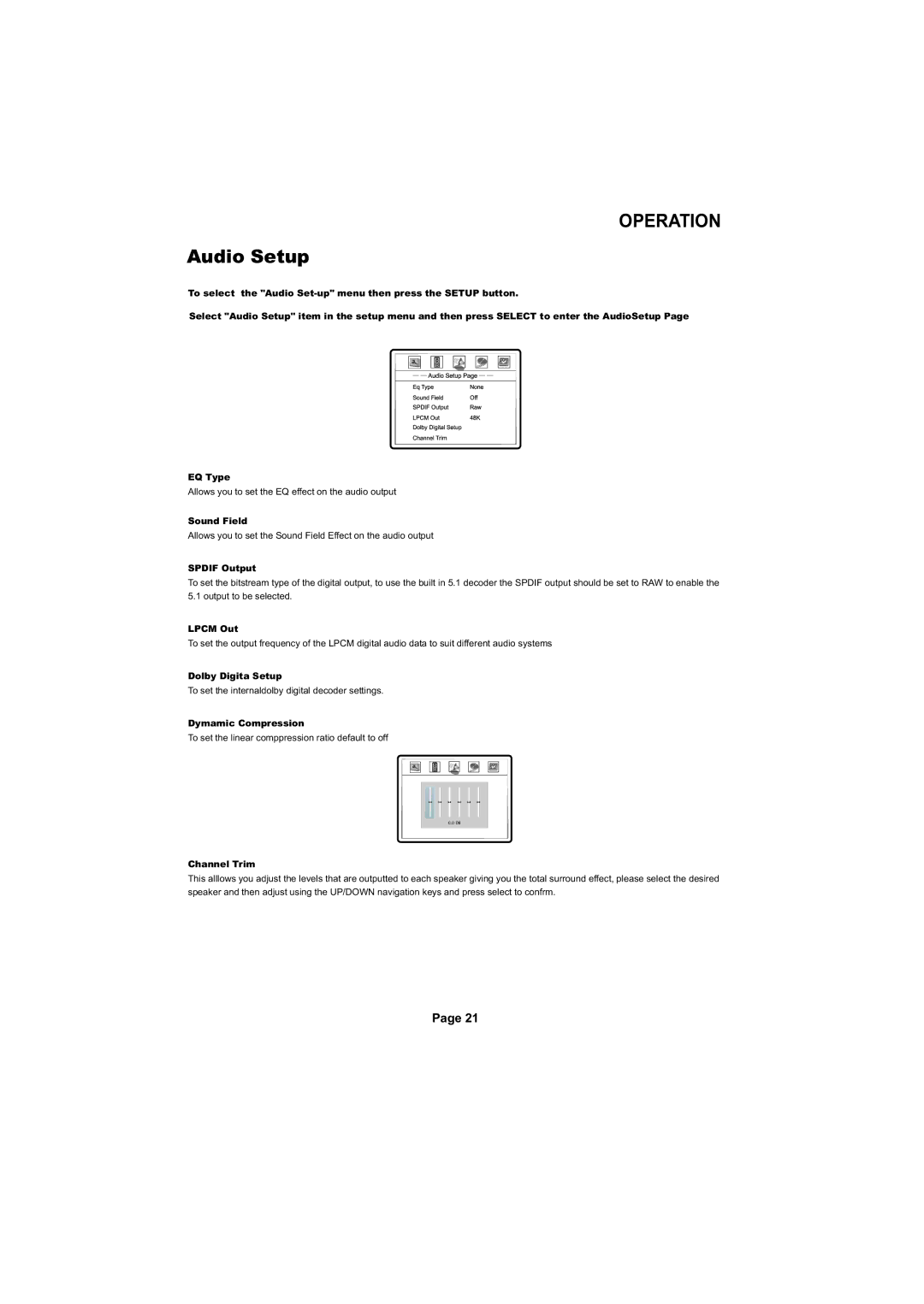 Cambridge Audio SERIES50 owner manual Audio Setup 