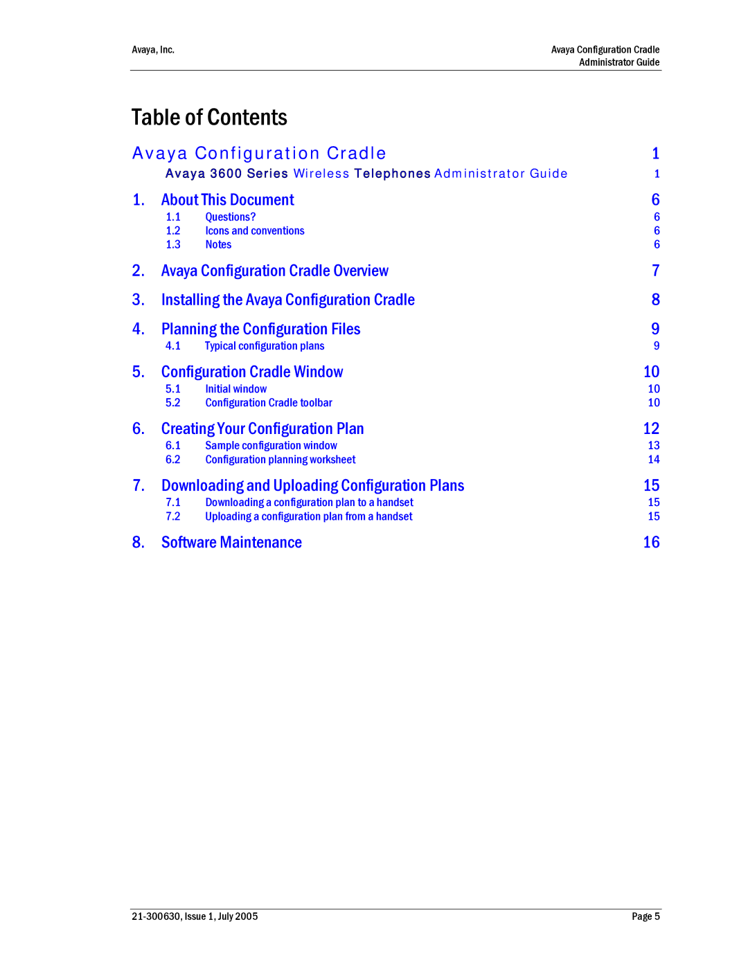 Cambridge SoundWorks 3620 manual Table of Contents 