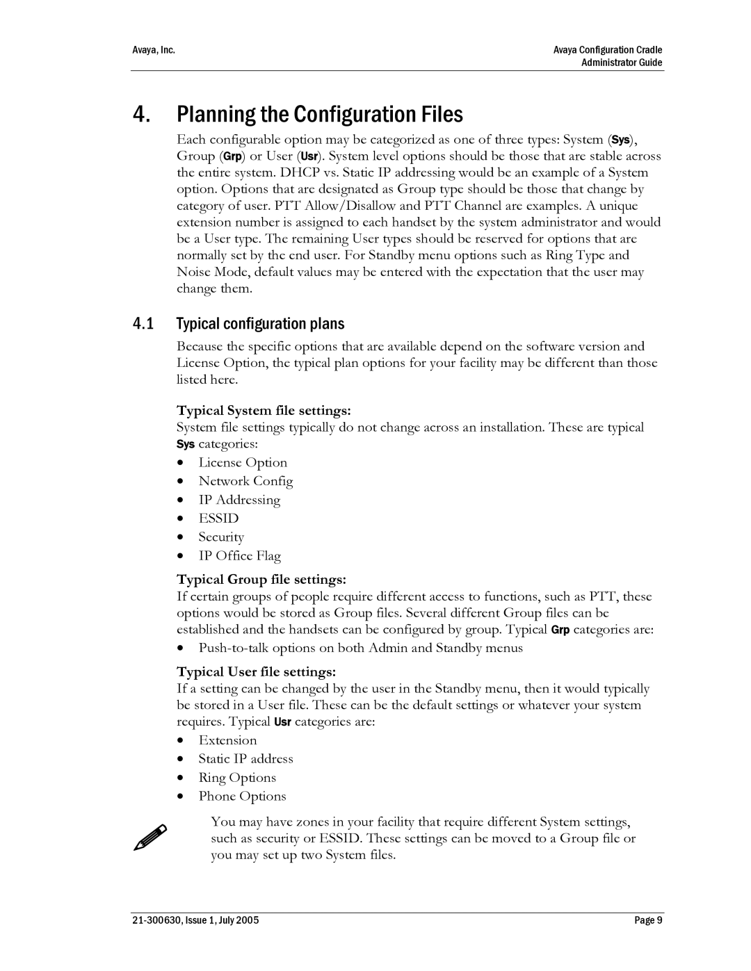 Cambridge SoundWorks 3620 manual Planning the Configuration Files, Typical configuration plans 