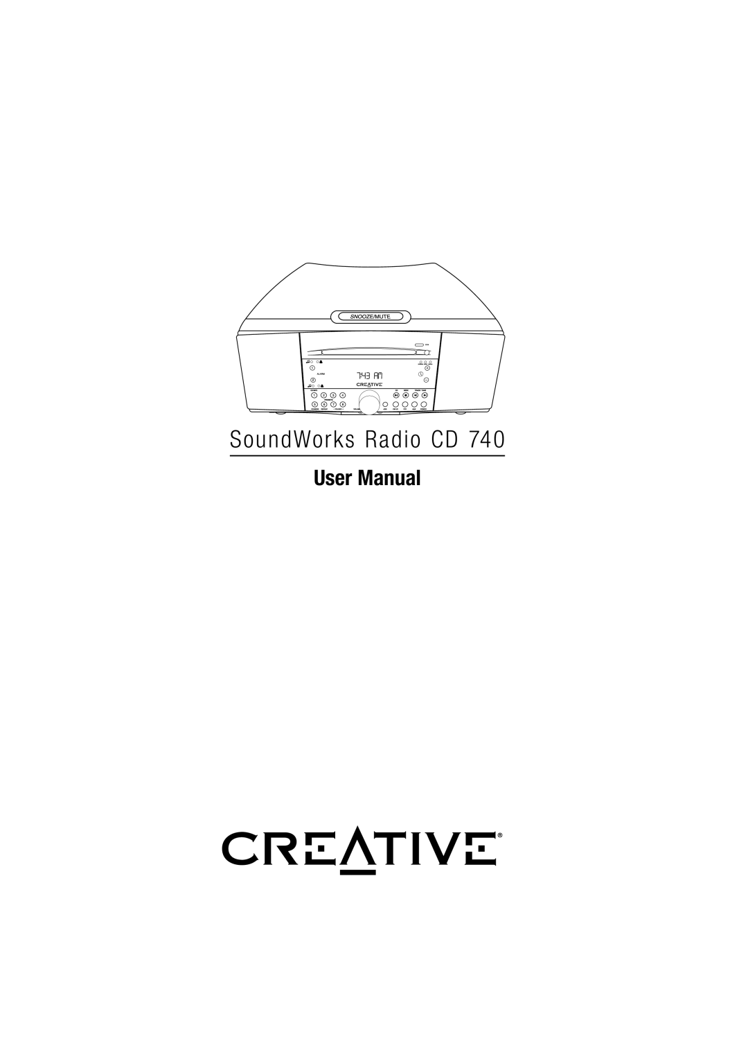 Cambridge SoundWorks C174RCNB user manual SoundWorks Radio CD 