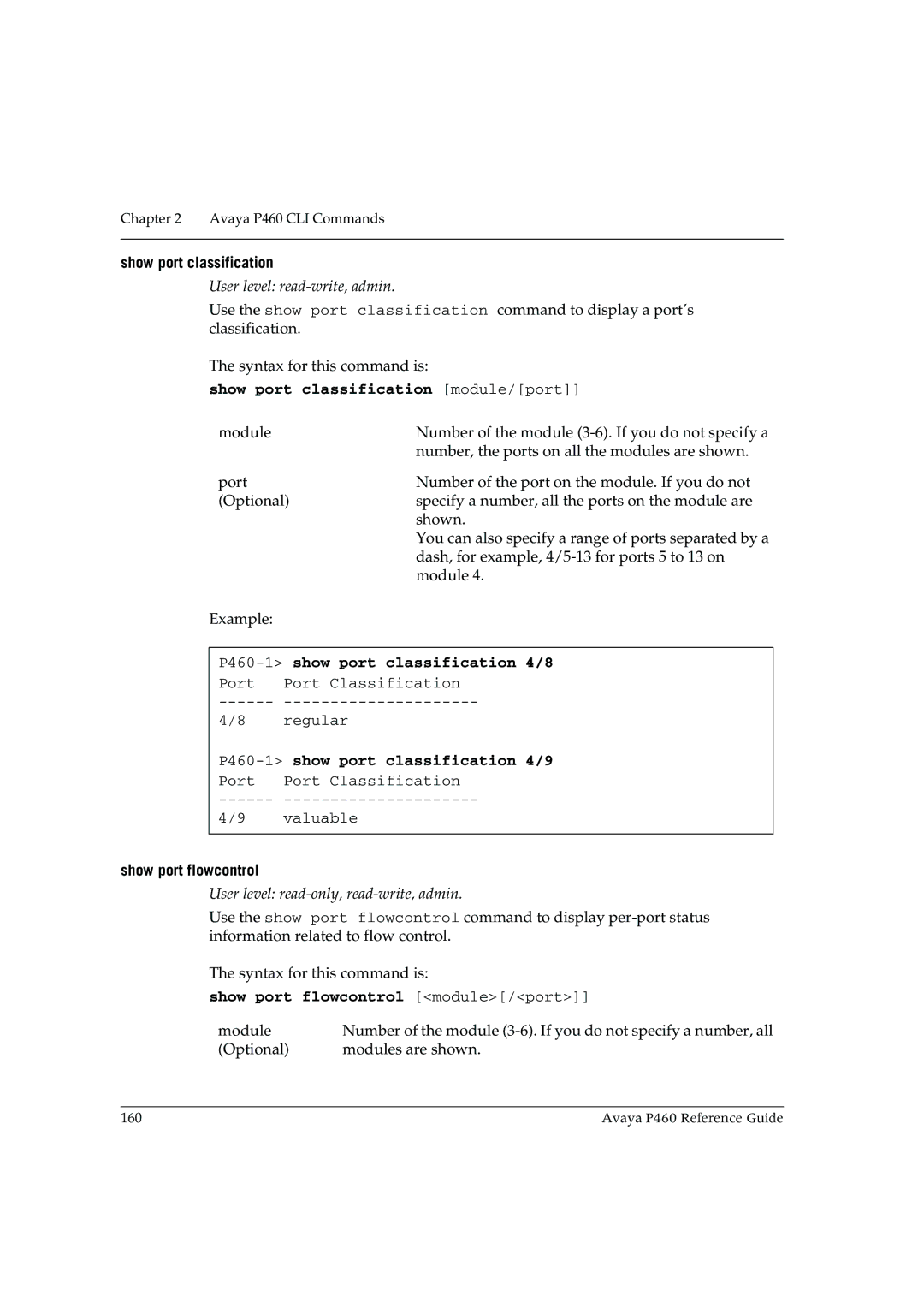 Cambridge SoundWorks manual Show port classification module/port, P460-1show port classification 4/8 