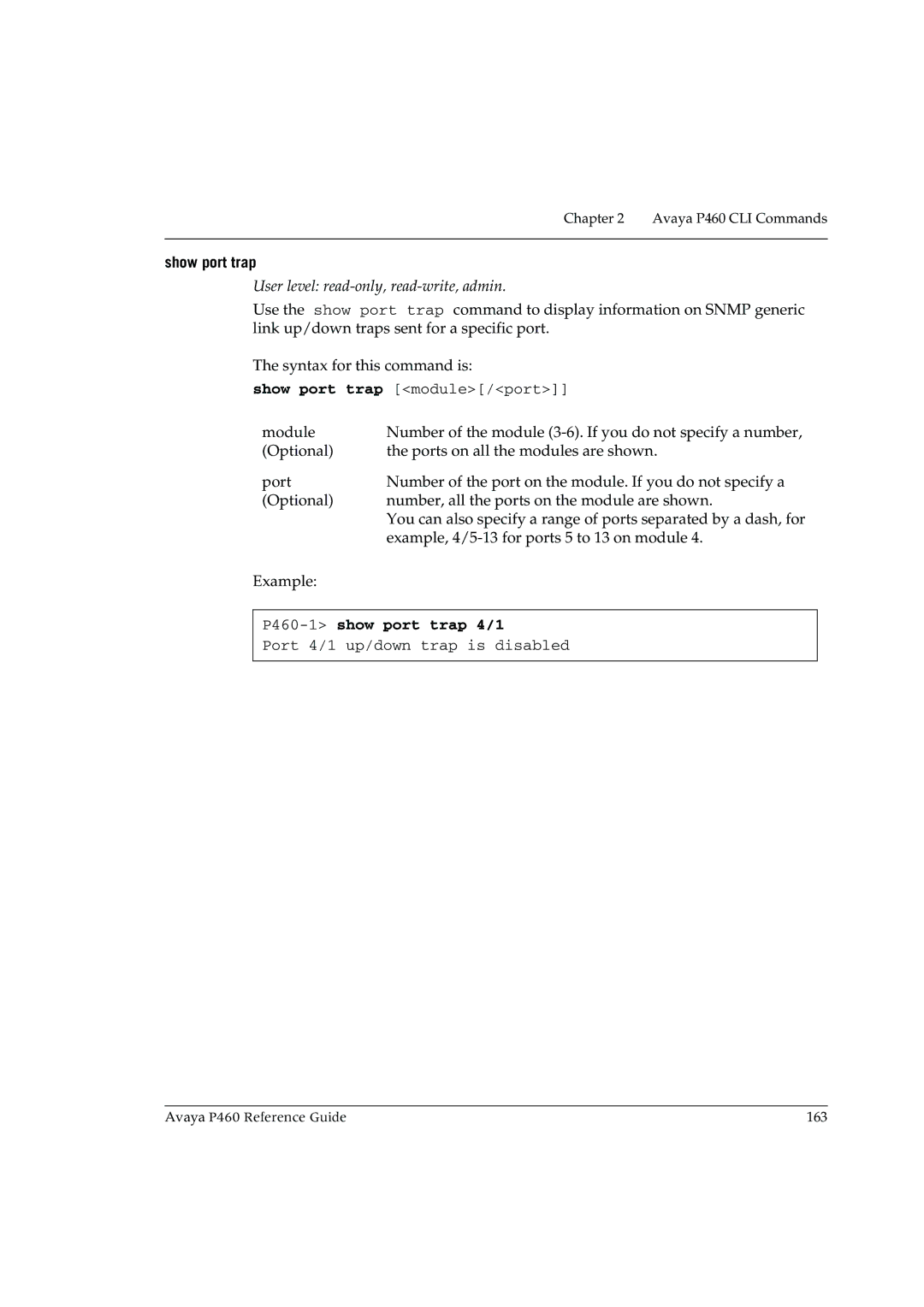 Cambridge SoundWorks manual Show port trap, P460-1show port trap 4/1 