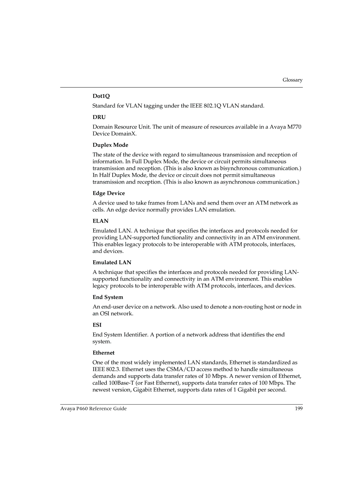 Cambridge SoundWorks P460 manual Dru, Elan, Esi 