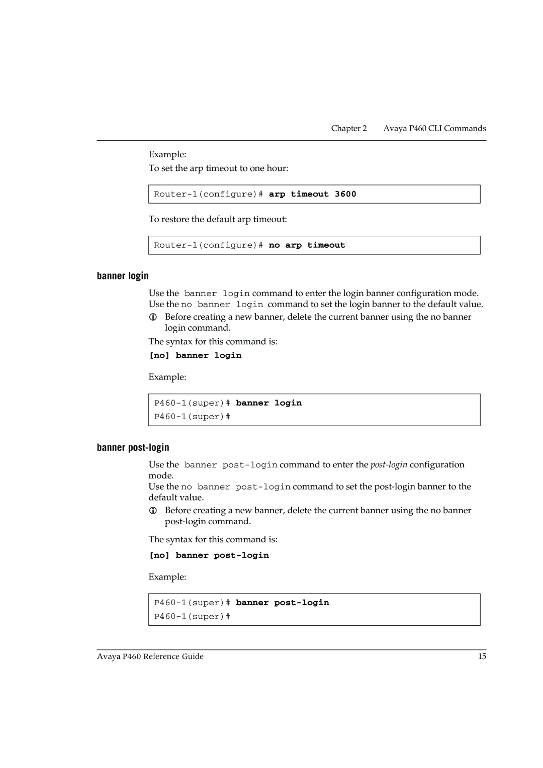 Cambridge SoundWorks manual No banner login, No banner post-login, P460-1super#banner post-login 