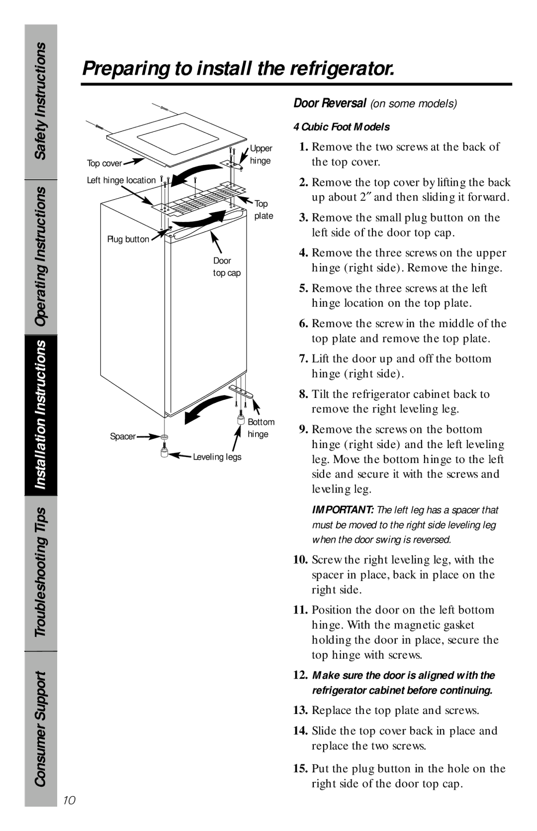 Camco 350A4502P296 owner manual Instructions 